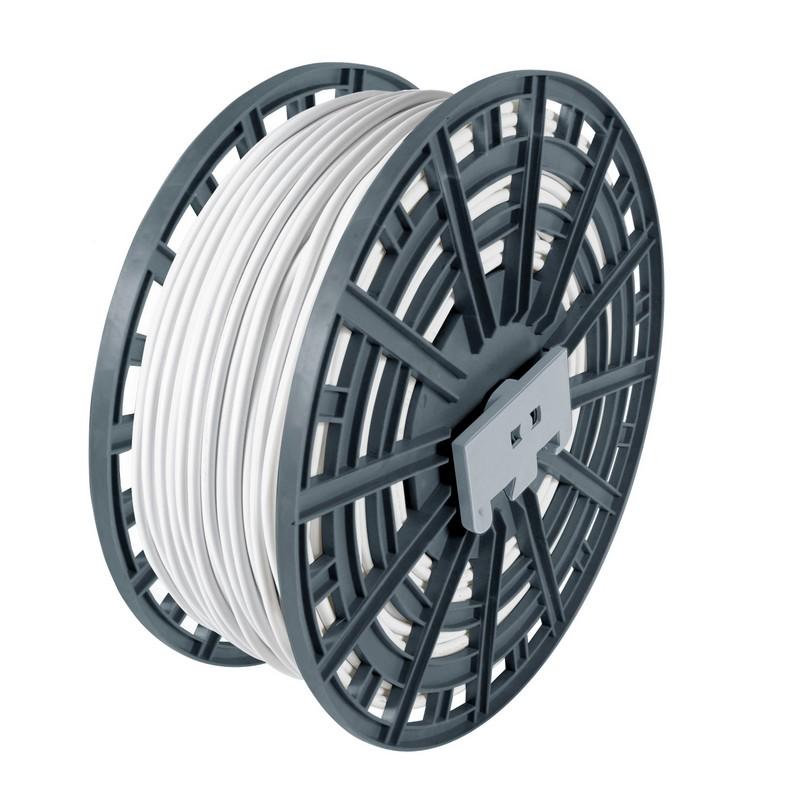 CABLE SOUPLE HO5VV-F 3G6 BLANC -25M DEMI TOURET