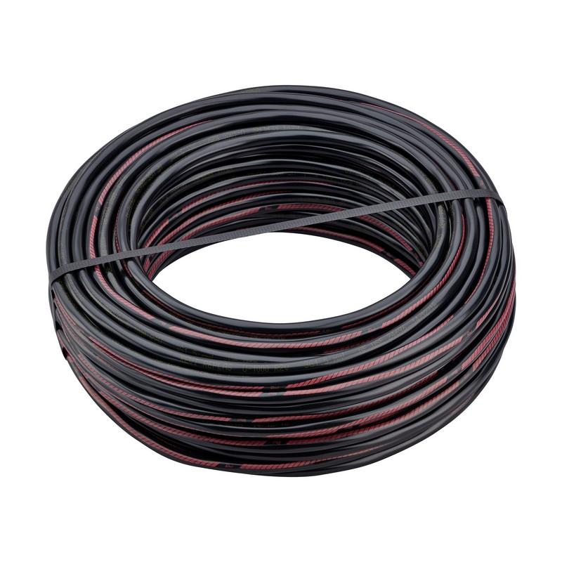 CABLE RIGIDE U1000 R2V 3G1.5MM² NOIR-50M COURONNE