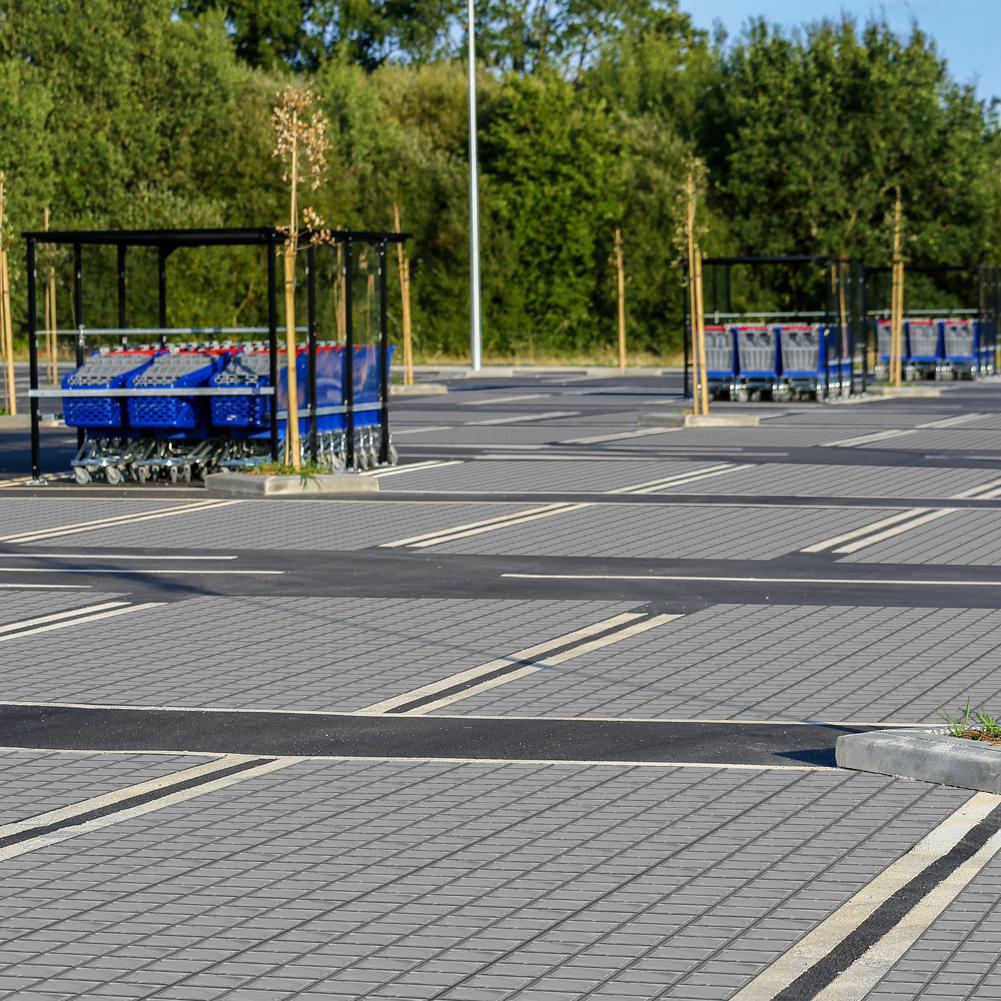 PLAQUE DE DRAINAGE URBANIT POUR PAVES 15 X 15 X 6CM 474 X 317 X 57MM NOIRE