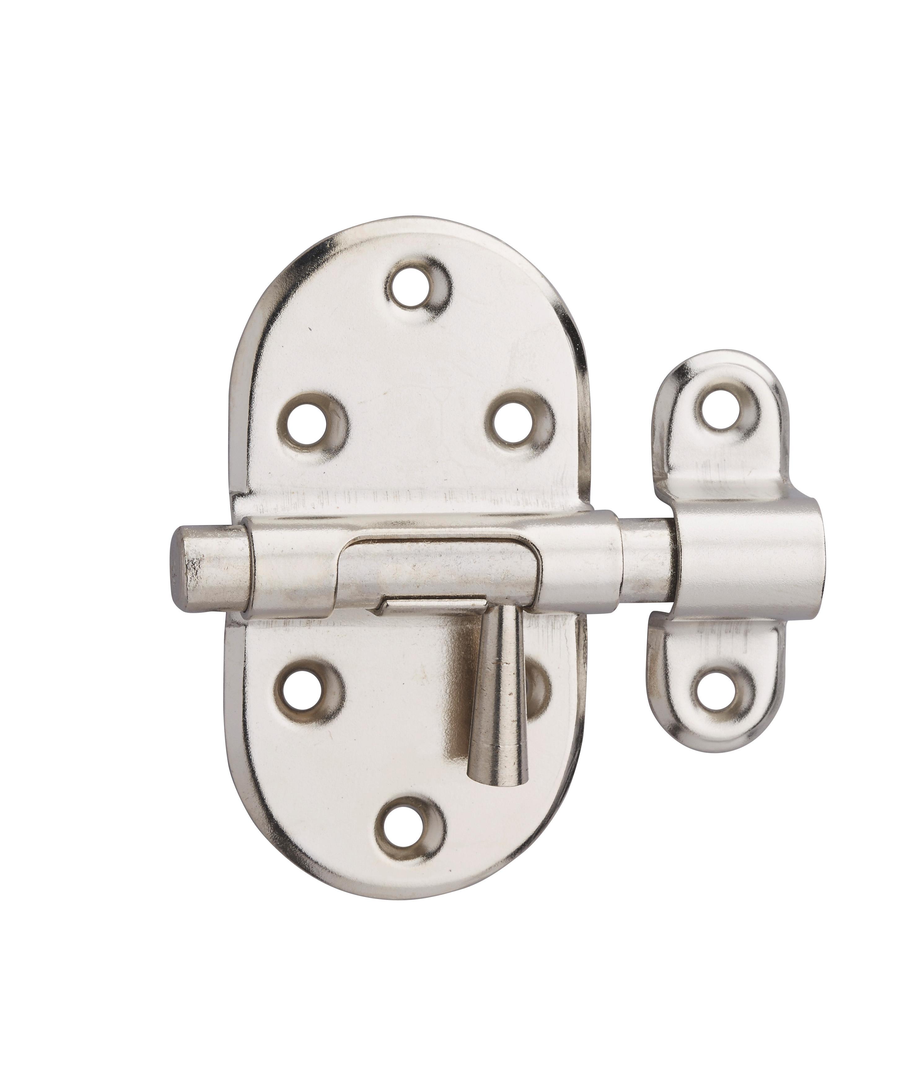 Verrou de meuble TARGETTE acier nickelé 35MM - Thirard