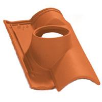 TUILE À DOUILLE CANAL S DIAM. 160 ROUGE