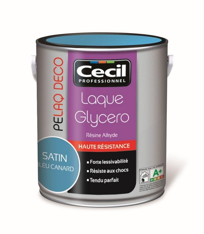 PEINTURE FINITION COULEUR GLYCERO PE LAQ DECO - SATIN CHANVRE 0.5 L
