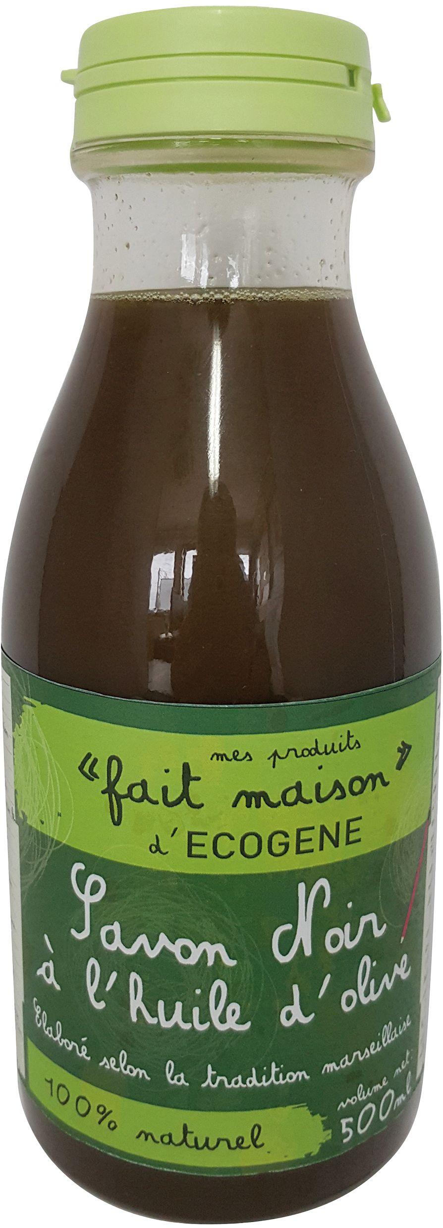 Savon noir à l'huile d'olive fait maison - Bidon de 500ML - Ecogene