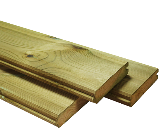 Lame de clôture emboitable en Bois EVOLU H21 - 21x145mm L.2m - Vert