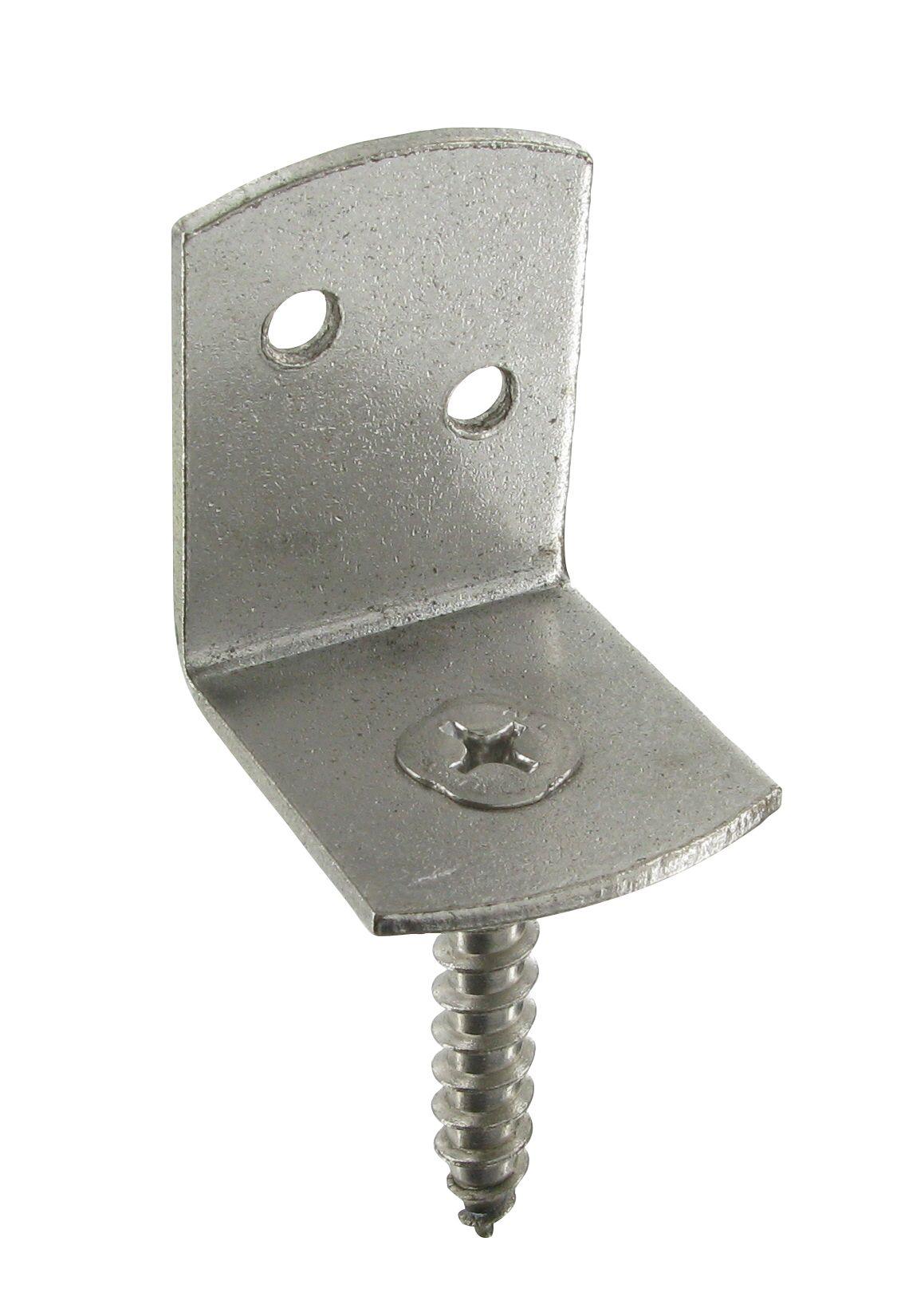 Connecteur de palissade + vis inox A2 CP304-R - Lot de 4