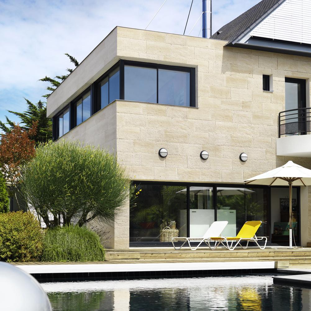 Parement BRECY L.50/55/60x Ht30cm ép.2cm - Coloris Ton Naturel