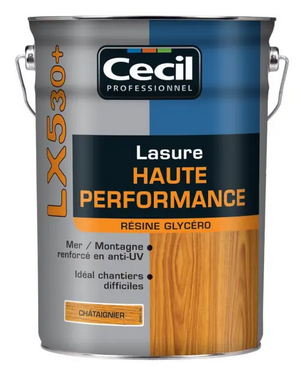 Lasure Haute Performance LX530+ - Châtaignier - Pot de 5L