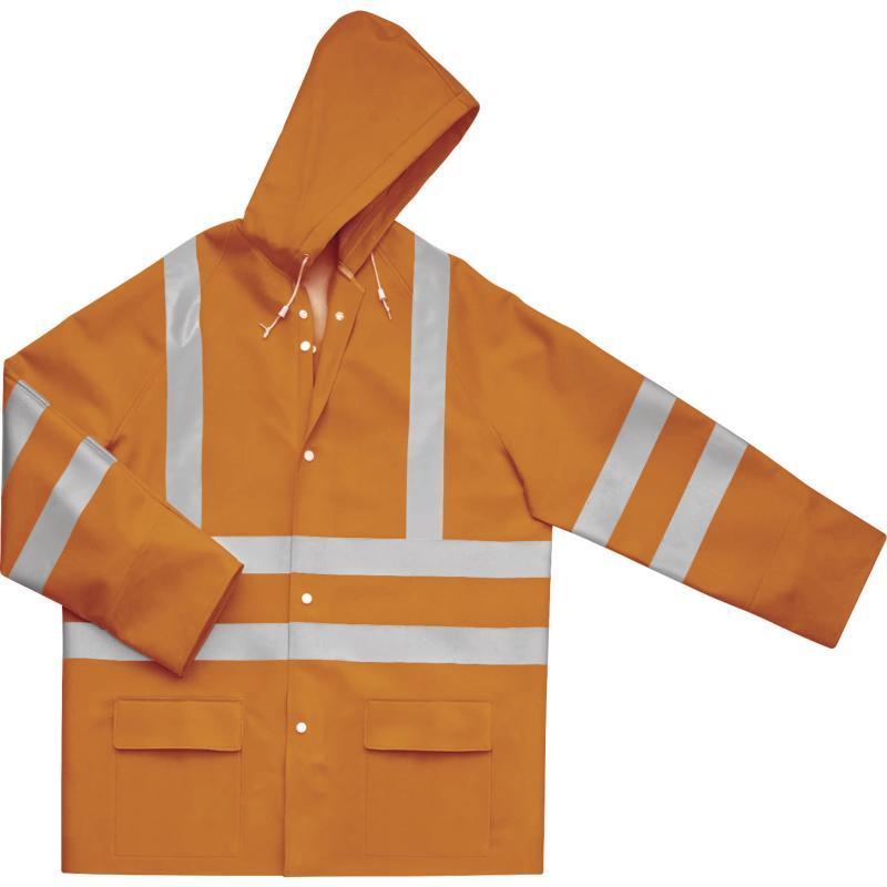 Veste de pluie 900VESHV - Enduit PU - Orange Fluo - T.XL