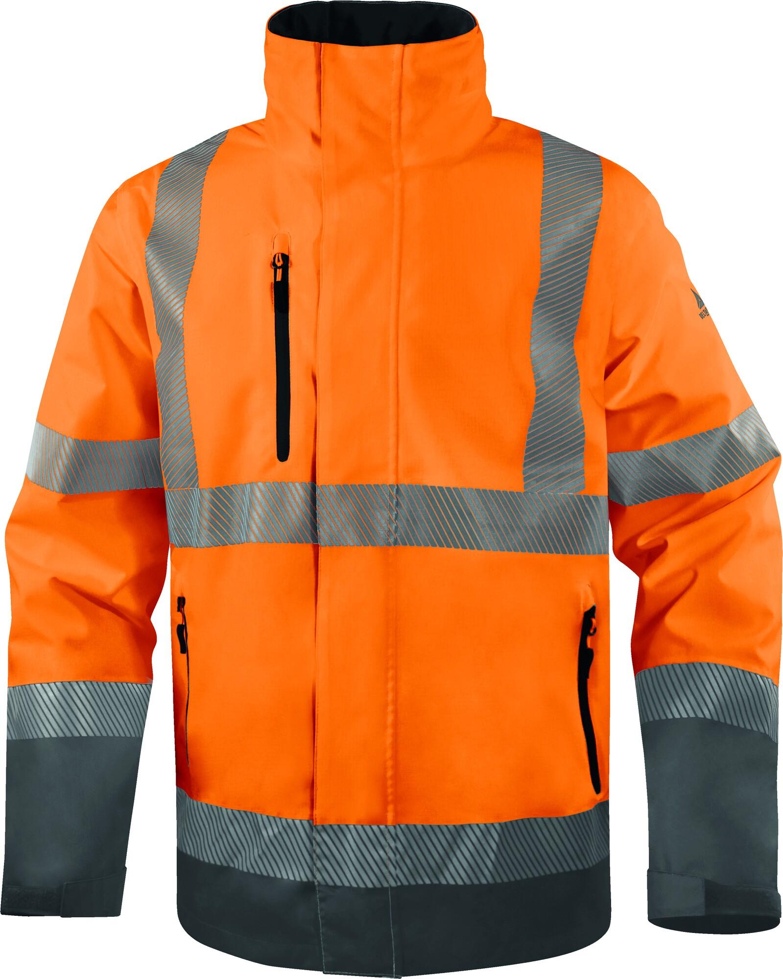 Parka TRACK - Haute visibilité - Ripstop - Orange Fluo/Gris - T.L