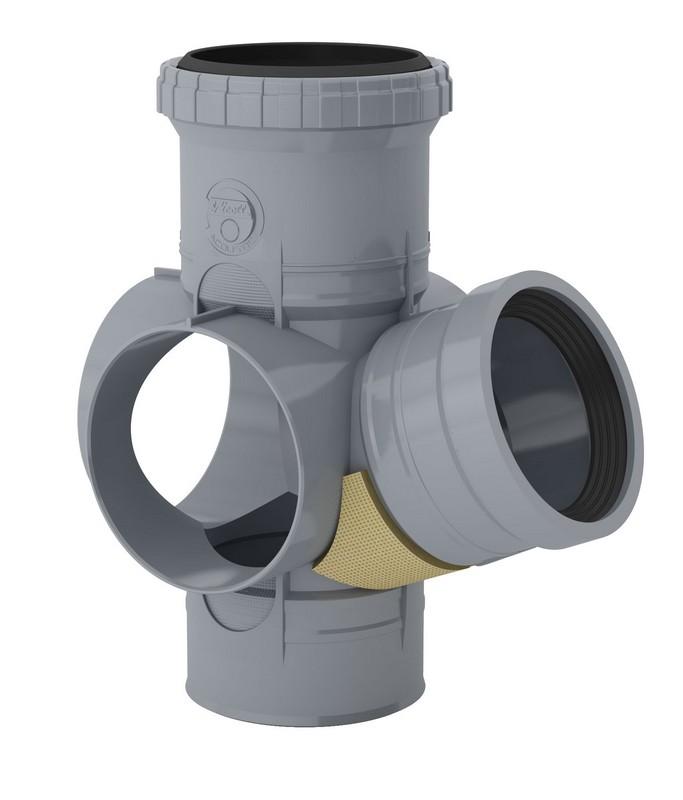 CULOTTE QUADRUPLE DIAMETRE 100 DILATATION CHUTUNIC ACOUSTIQUE PIQUAGE WC 67°30 - CAMT66J