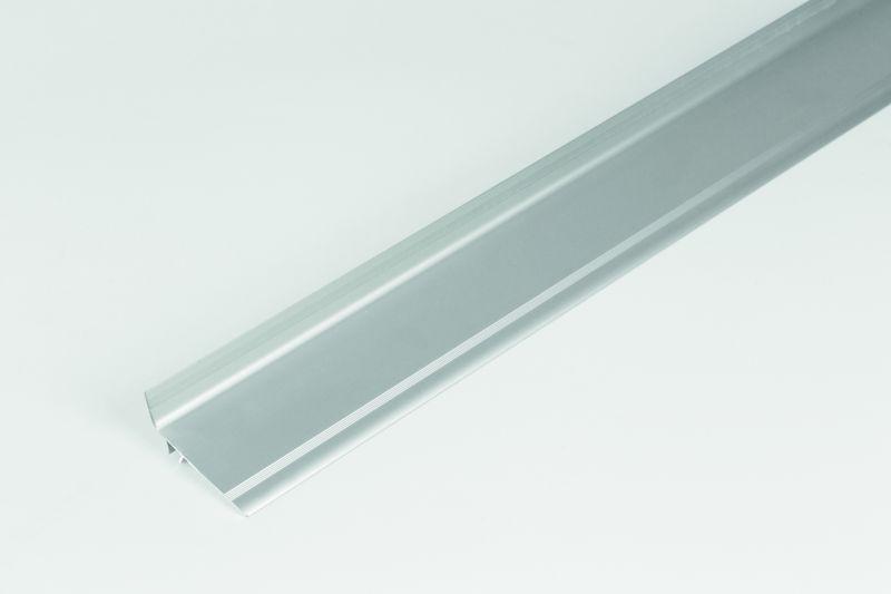 COUVRE JOINT ALU ANGLE 50MM AVEC 3 CLIPS PAR LONGUEUR