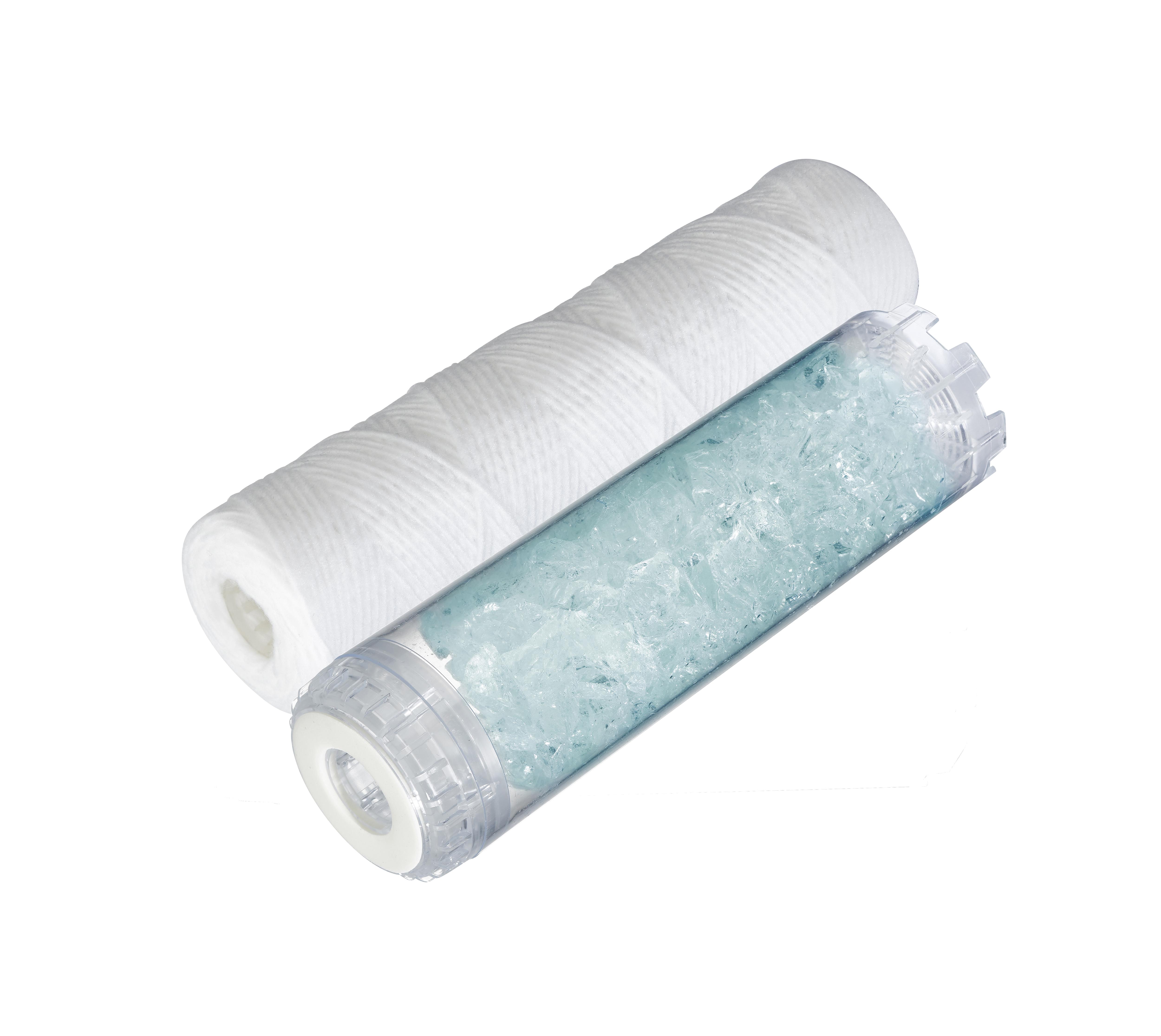 KIT 2 CARTOUCHES 12 MOIS IMPURETES + ANTI CALCAIRE/ANTI CORROSION