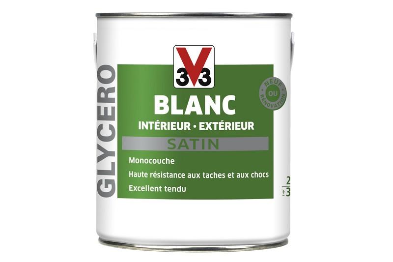 PEINTURE INTERIEURE MONOCOUCHE BLANC GLYCERO SATIN 5 L