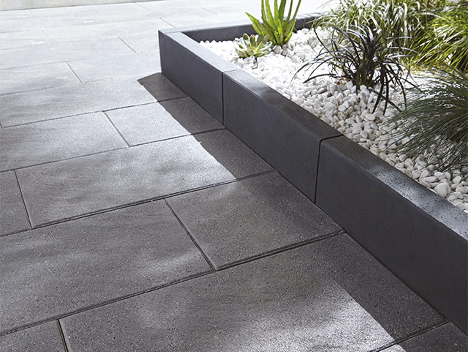 Bordure Torino 50 x 20 x 6,5 cm gris anthracite