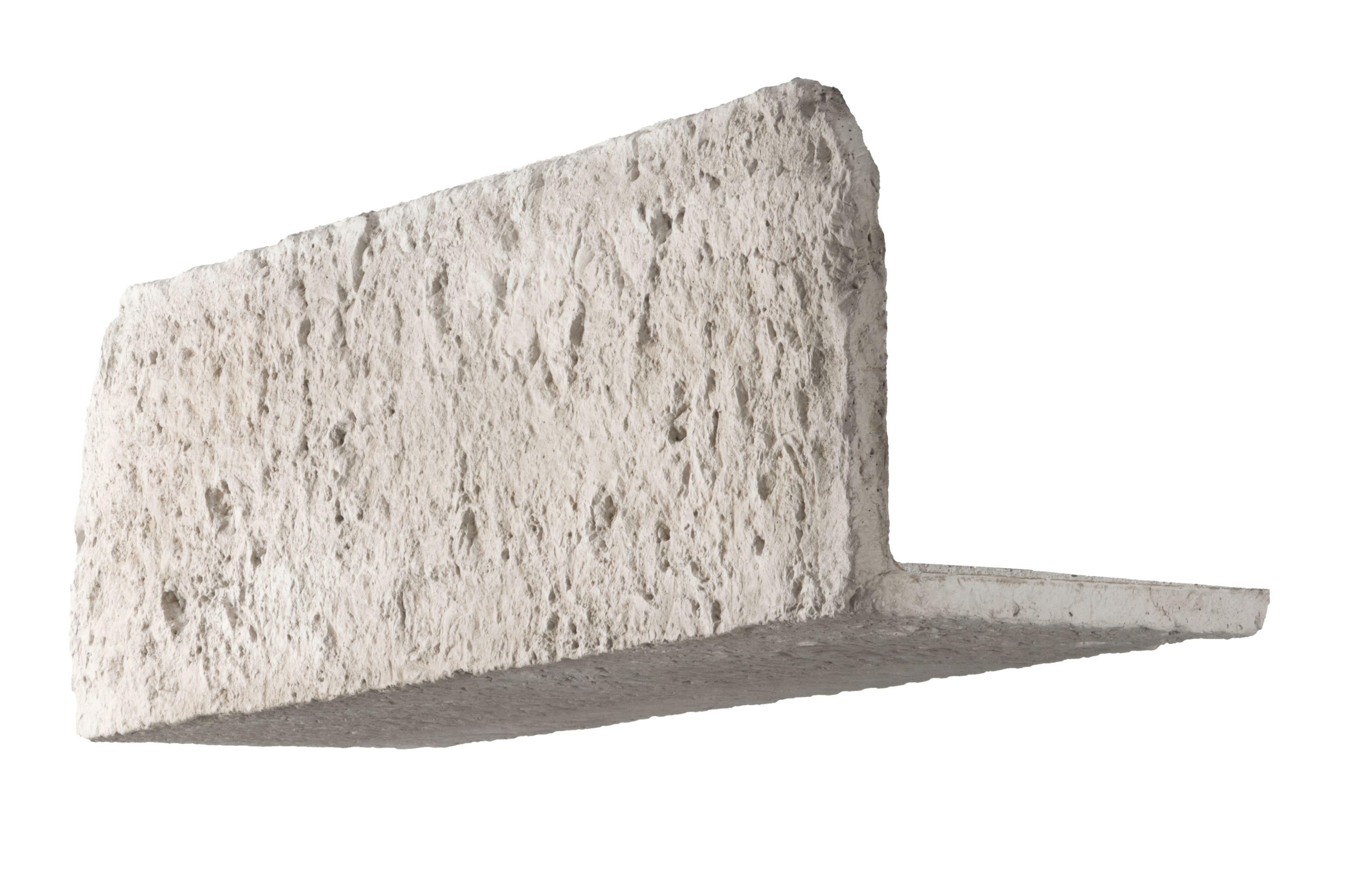 Linteau MANOIR L.80x l.22,5x Ht25cm ép.3cm - Coloris Ton Pierre