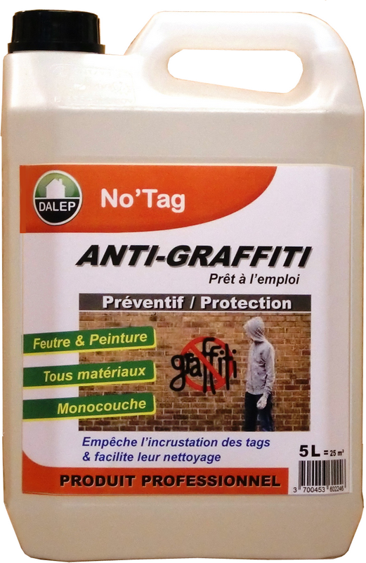 Protection Anti-Graffiti NO'TAG Fût 200 litres pour 1 000 m²