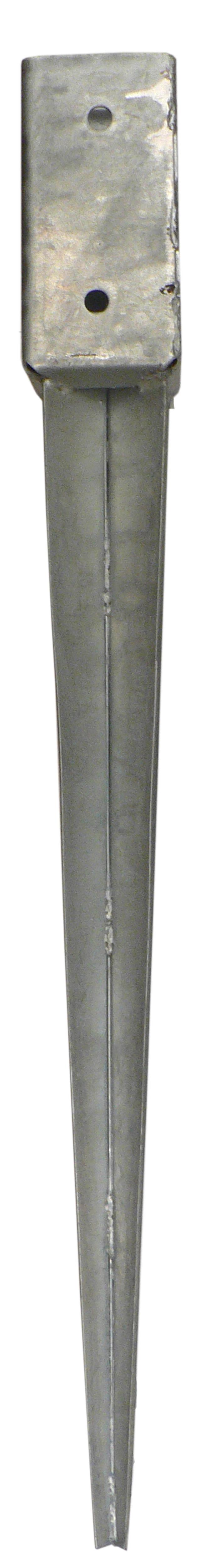 Support de poteau à enfoncer Acier galvanisé à chaud 71x71x750