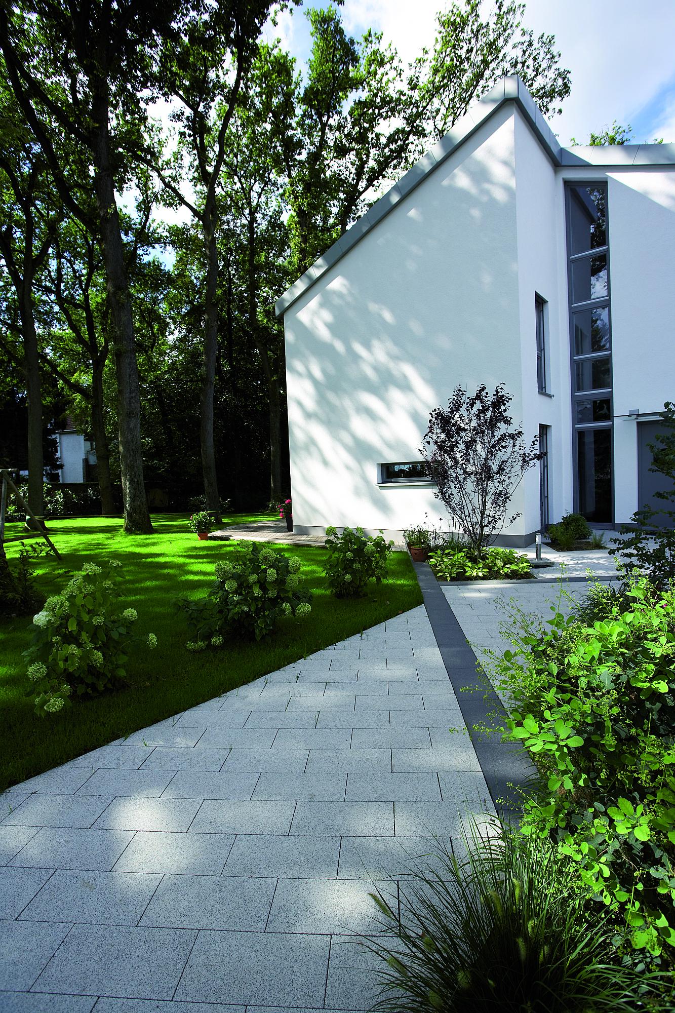 Pavé LA LINIA 20 x 20  x 6 cm Granit clair 