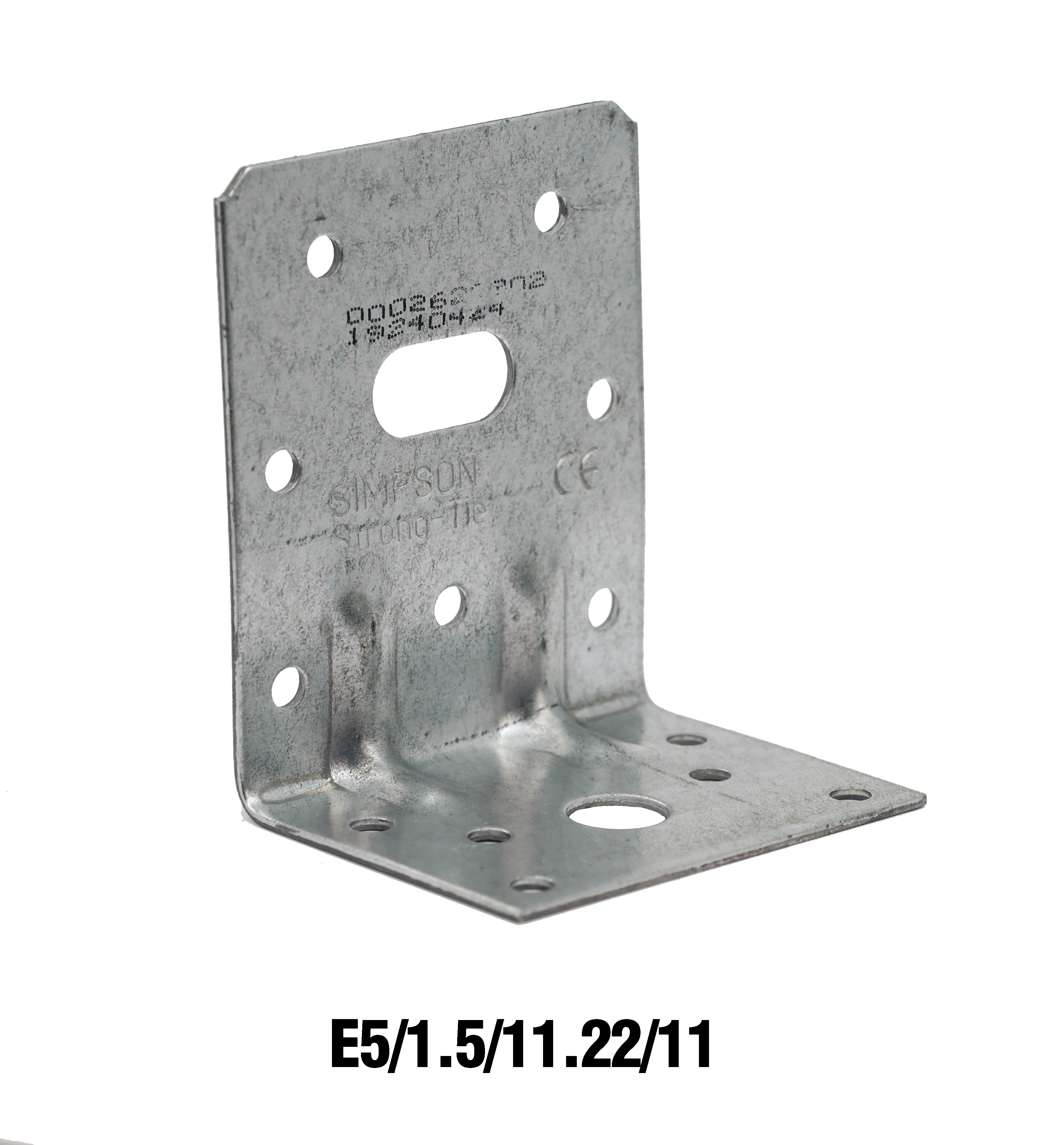 EQUERRE RENFORCEE E5 2 TROU OBLONG 65 X 75 X 48 X 1.5