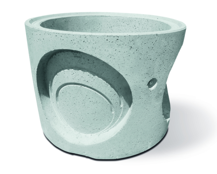 Element de fond BS D1000 plat HU=75 4 voiles à briser D300/500