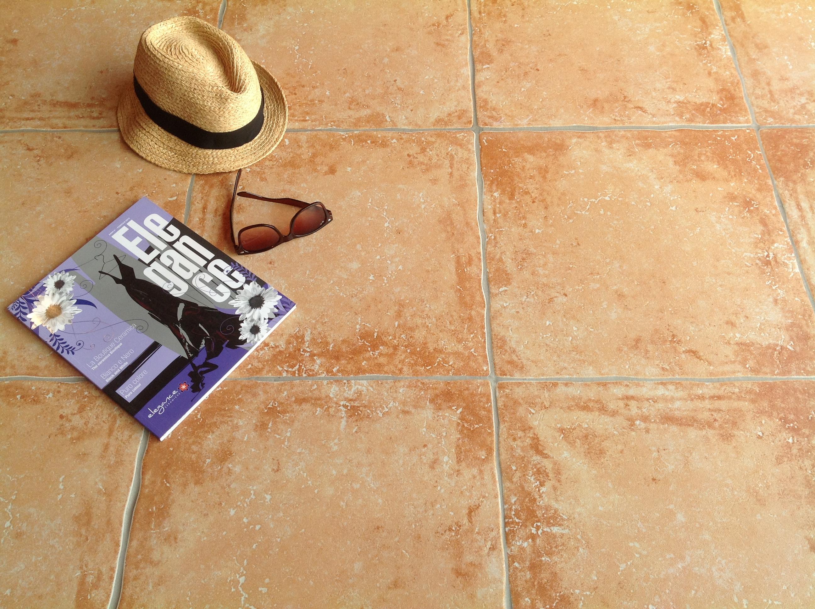 Carrelage sol extérieur PONT DU GARD Grip 30 x 30CM ép.8MM Ocre - Parefeuille