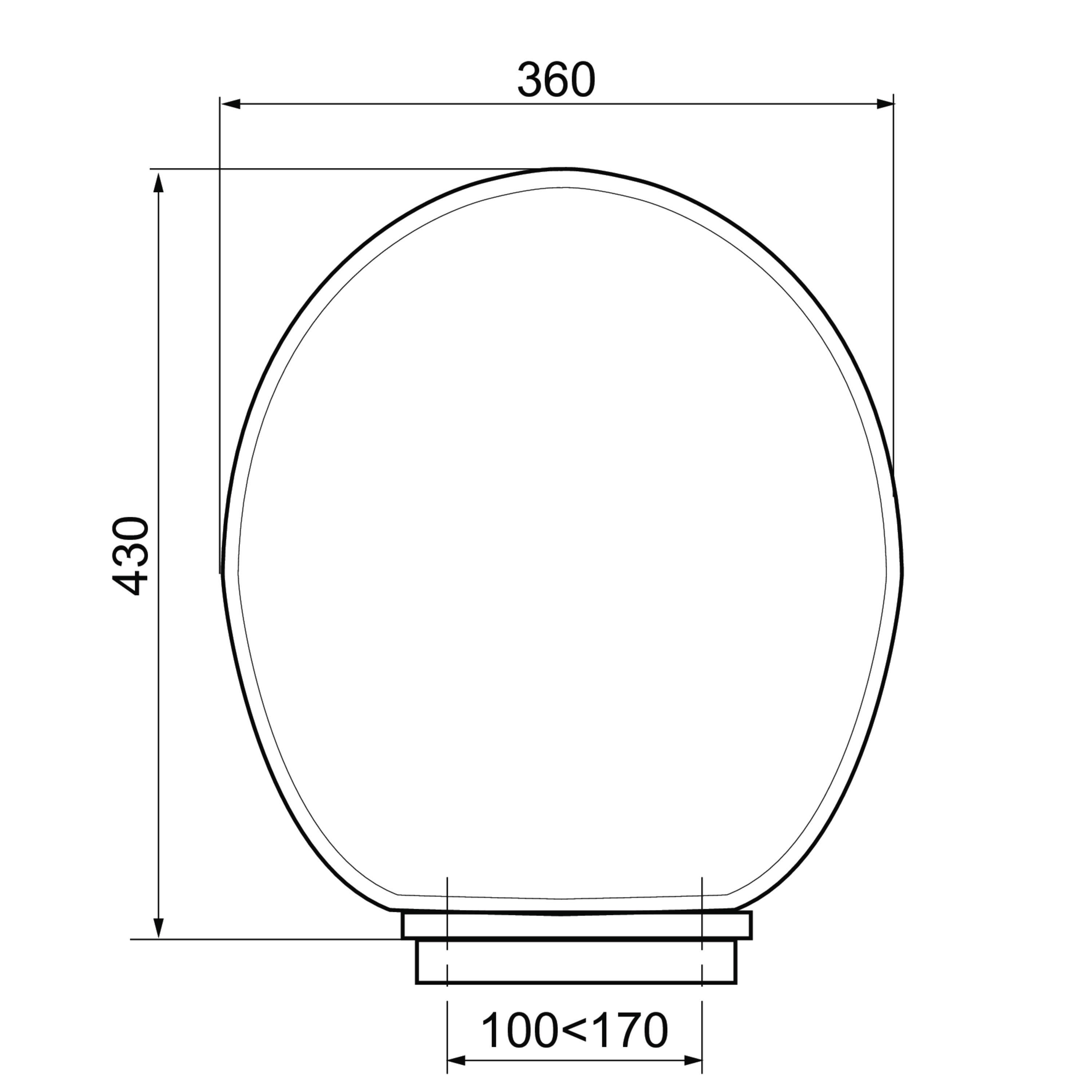 Abattant wc thermo plastique ouranos - Wirquin
