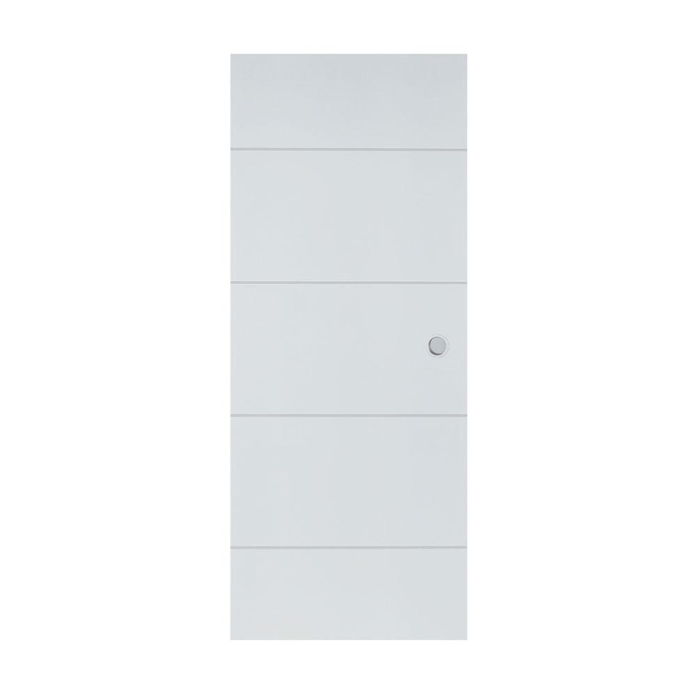 Porte KETCH Coulissante Alvéolaire à Chant Droit - 204x73cm