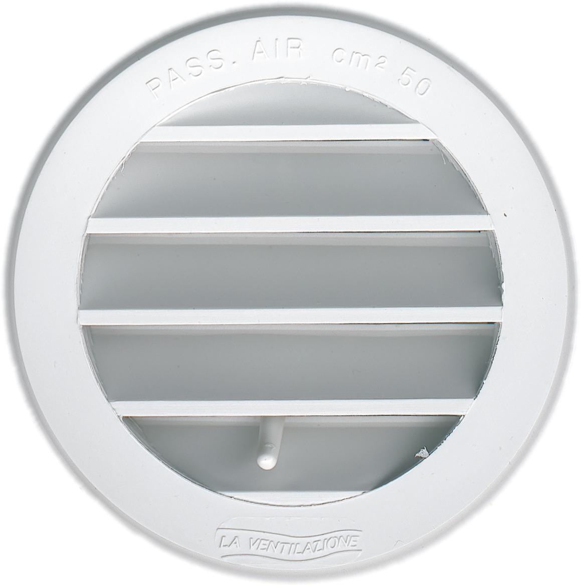 Grille ronde réglable Ø96MM avec moustiquaire