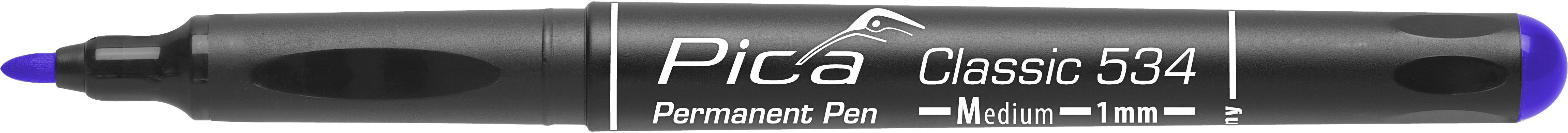 Feutre pica medium permanent 1mm bleu - Pica