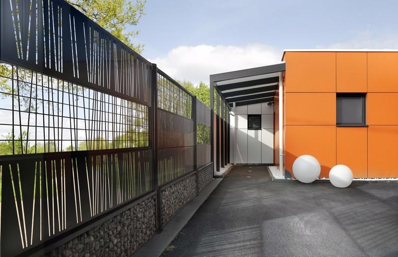 KIT INTERFACE POTEAU-LISSE RAL 7106 LOOKX TRENDY PAR 2