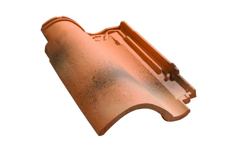 Tuile feriane terre cuite silvacane littoral - long. 48 cm x larg. 29 cm