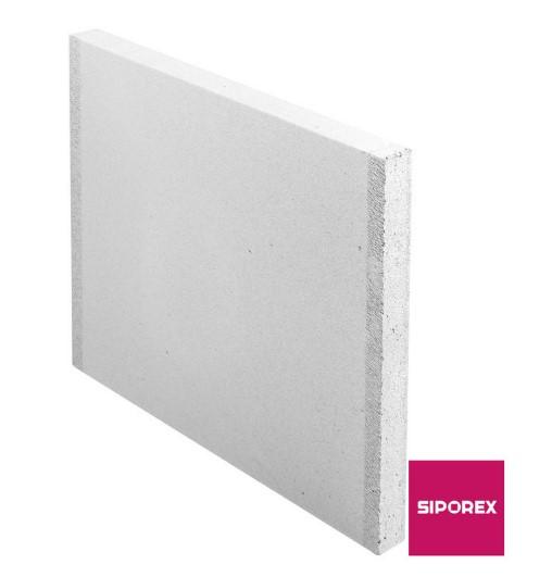 Carreau béton cellulaire SIPOREX 5/50 CL - haut. 50cm x long. 62,5cm x ep. 5cm