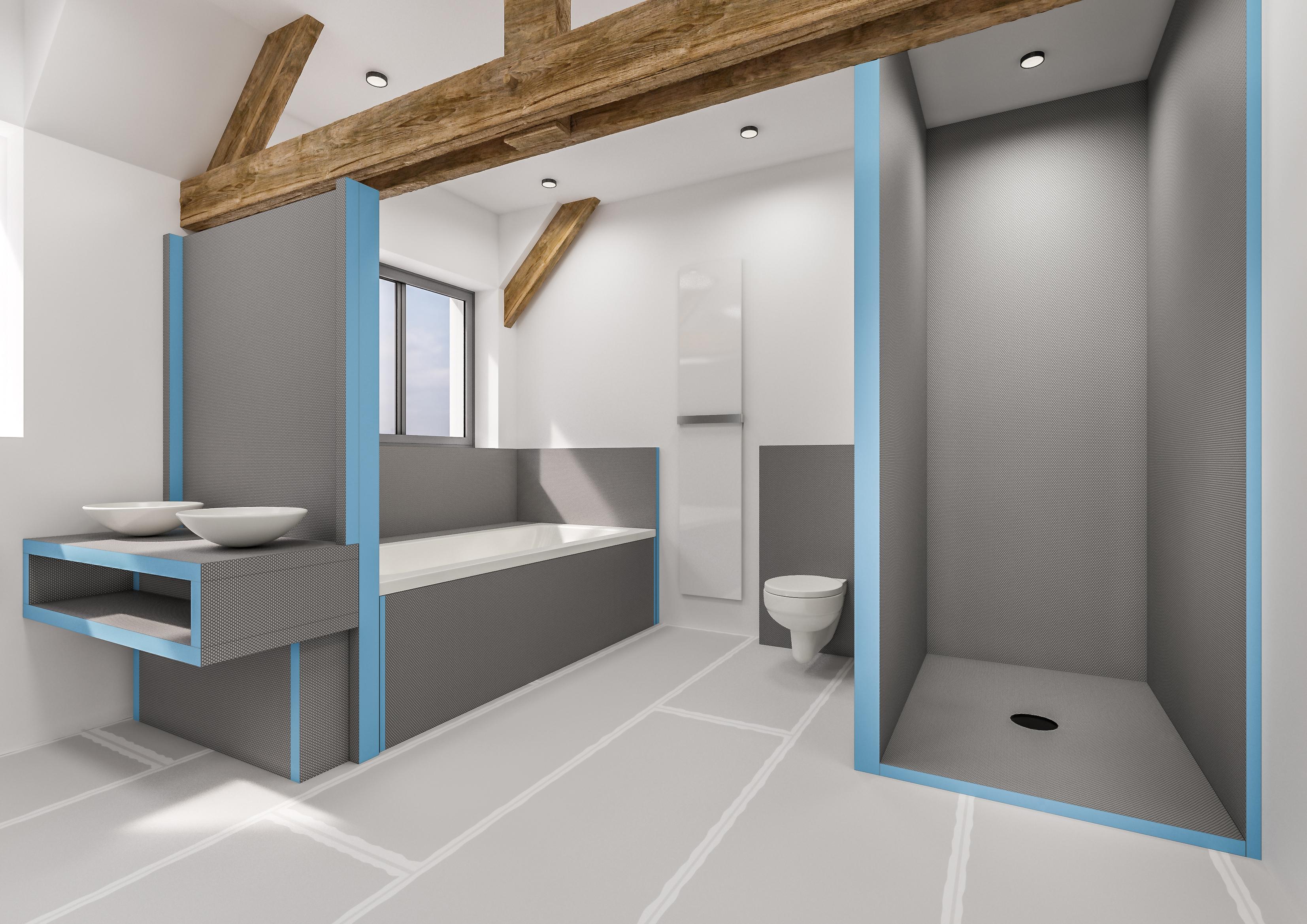 Panneau de construction armé à carreler EPOXY BOARD Long. 1250 x larg. 600MM - Ep. 4MM