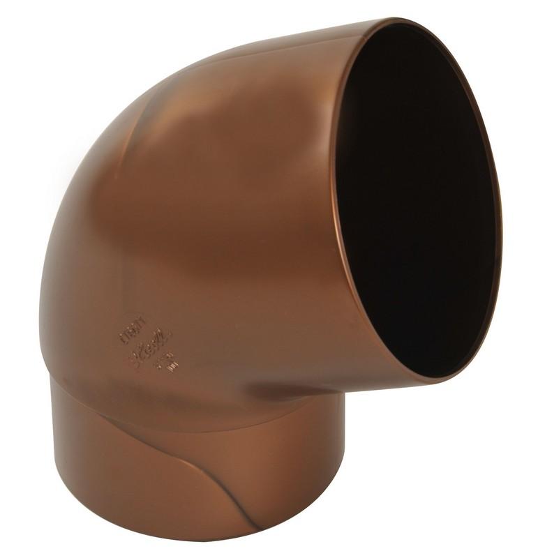 COUDE ESTHETIQUE INTERIEUR TUBE MALE-FEMELLE 67°30 DIAMETRE 100 CUIVRE - CT6GT1C