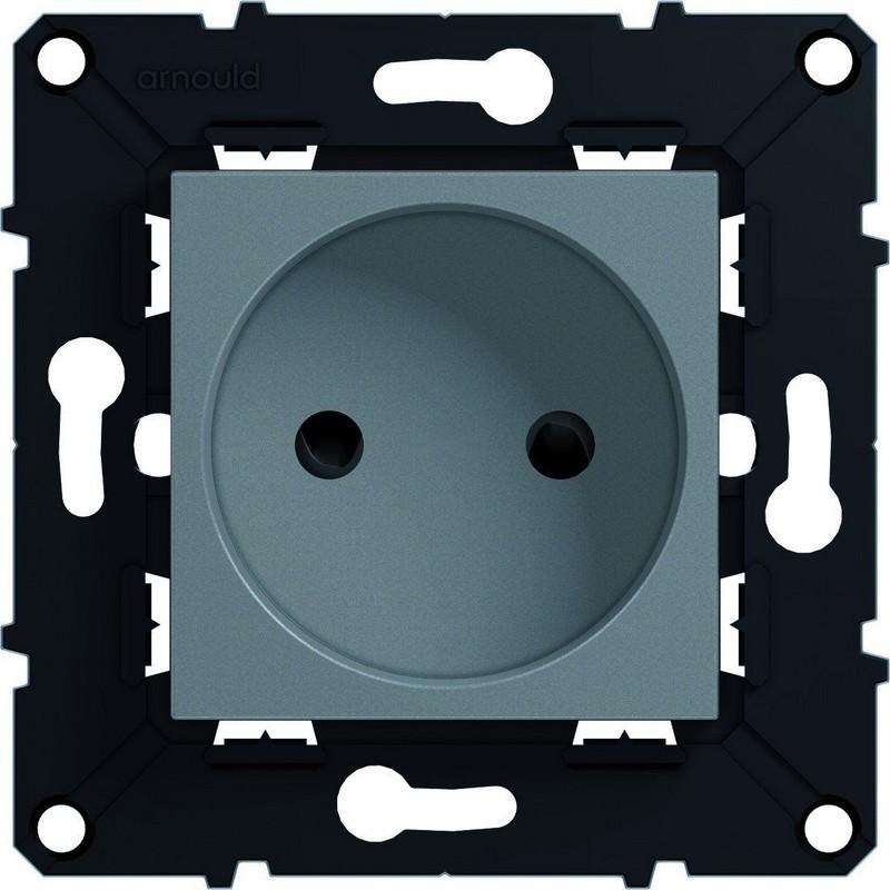 ESPACE EVOLUTION PRISE DE COURANT 2 POSTES MAGNESIUM