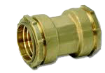 MANCHON DE REPARATION LAITON D32 RACCORD A COMPRESSION ACS -TUYAU PEHD