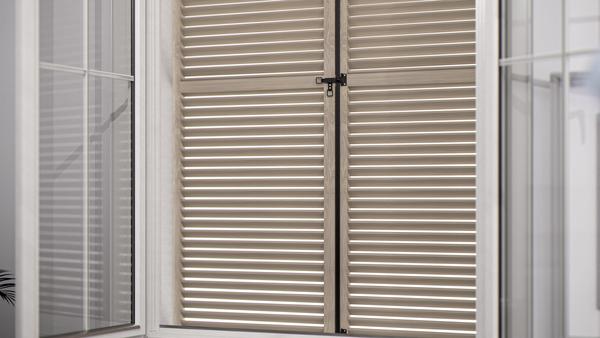 Accessoires Espagnolette plate noire avec trous de vis fraisés