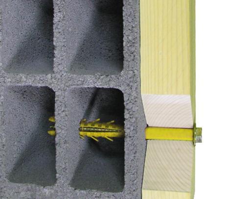 CHEVILLE MENUISERIE D16X140 -SACHET 4