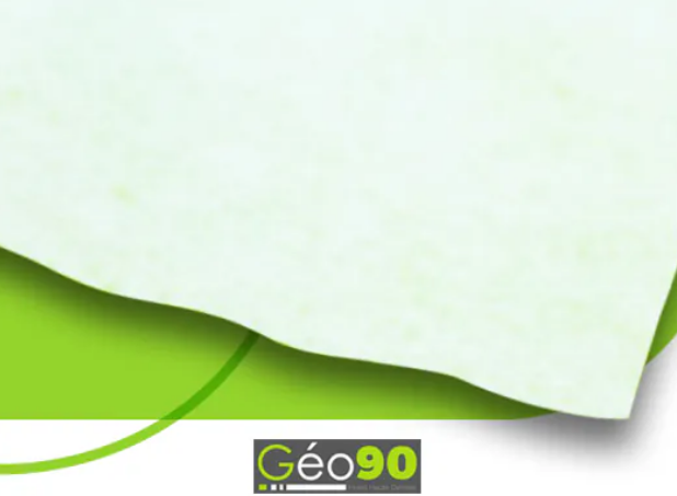 Géotextile usage et VL privatif GEO 90 - 2 x 50M - 90G/M² 6KN PP/PES- Rouleau de 100M²