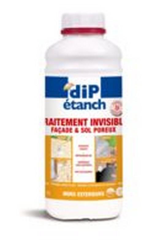 Traitement invisible façade & sol poreux Dip Etanch Translucide 1L