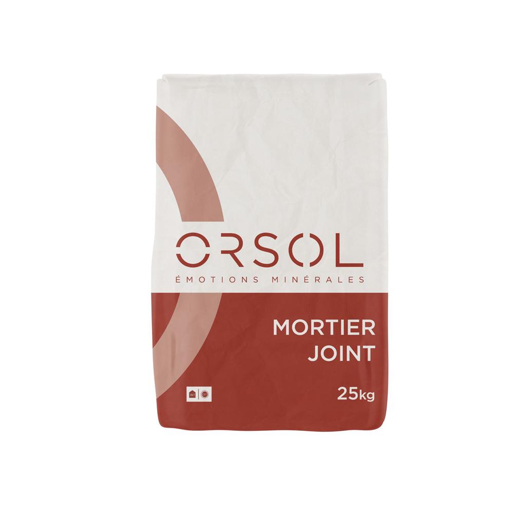 Mortier de jointoiement à base de chaux grain fin - JOINTMUR ORSOL - Coloris Blanc - Sac de 25kg