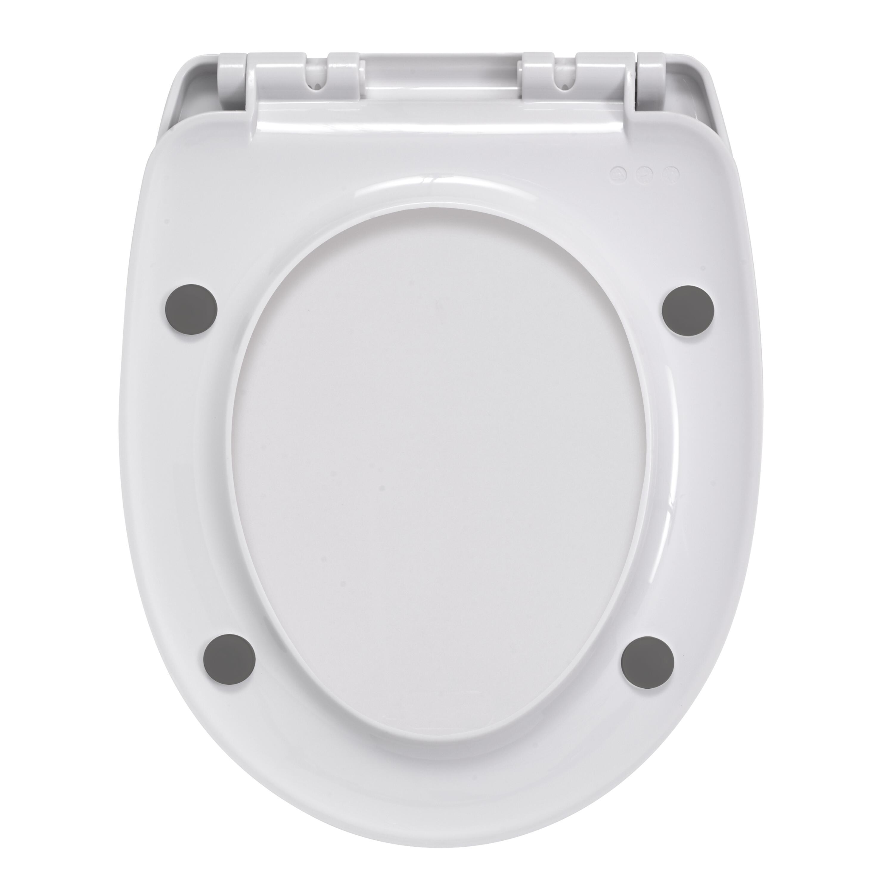 Abattant casual line marbella blanc soft - Wirquin