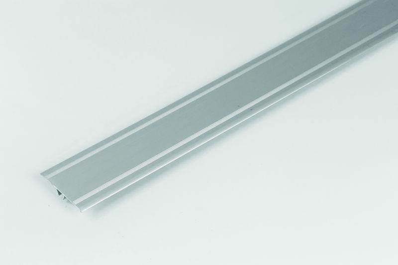 COUVRE JOINT ALU PLAT 50MM AVEC 3 CLIPS PAR LONGUEUR