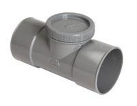 TE DE VISITE AVEC BOUCHON FEMELLE-FEMELLE DIAMETRE 100 - G2T