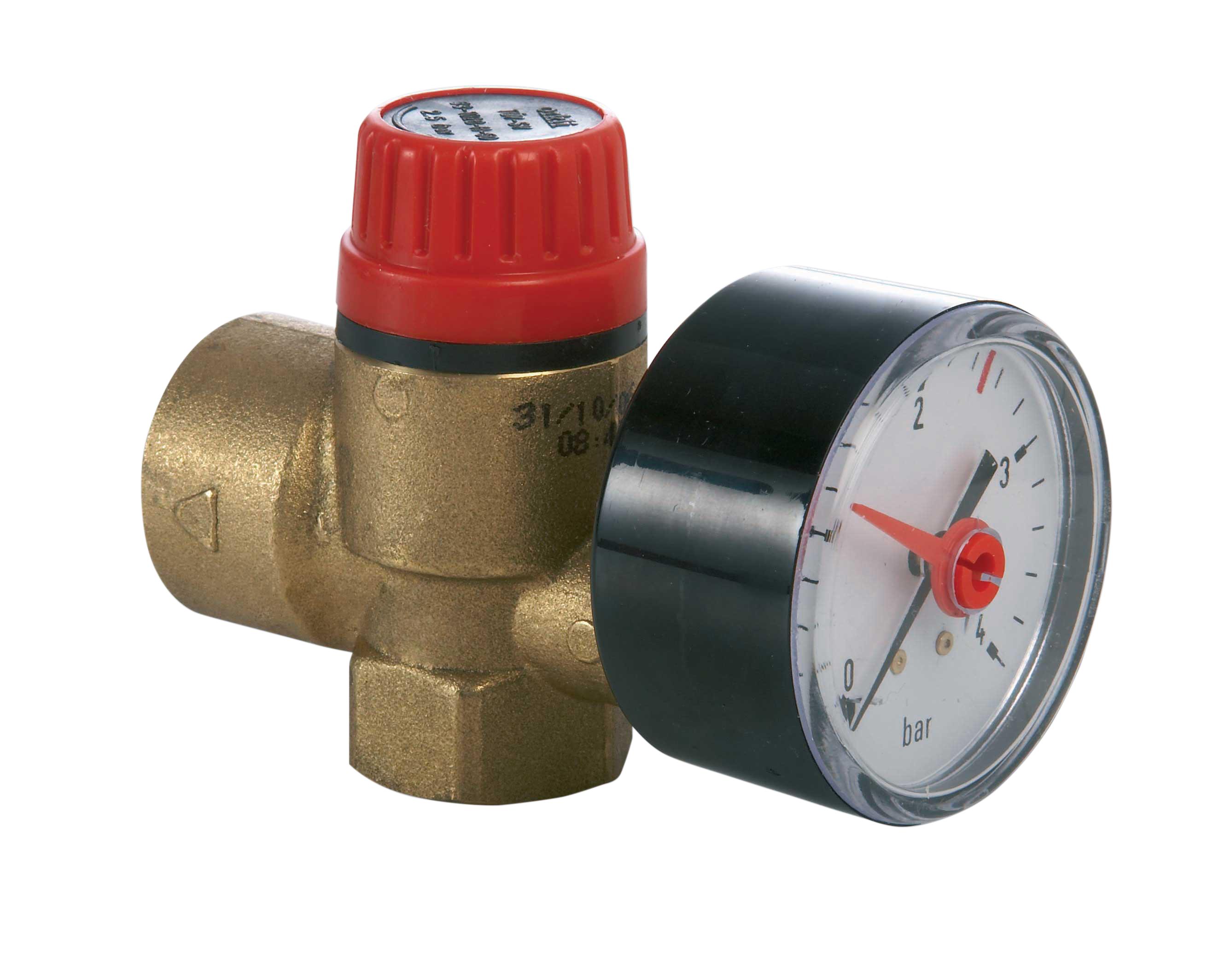 SOUPAPE DE SECU MEMBRANE+MANO FF 1/2 