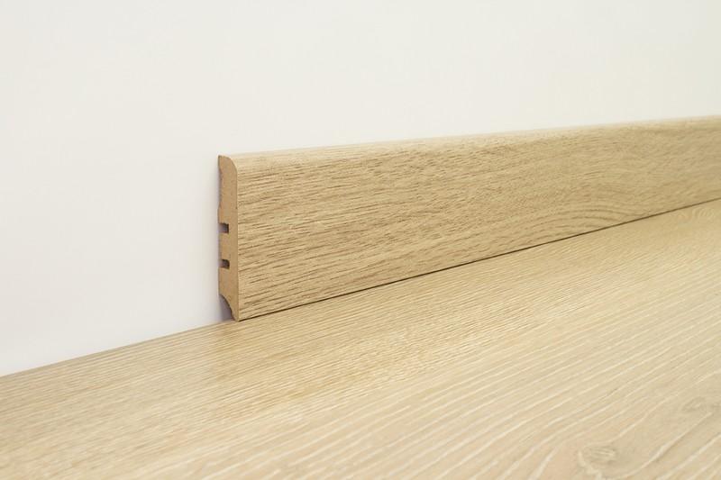 Plinthe pour stratifié OSMOZE/CLIP400/SOLID PLUS - H58x12x2200mm - 518 Rafia