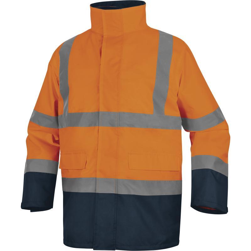 Parka SPEED - Haute visibilité - Orange Fluo / Bleu  Marine - T.S