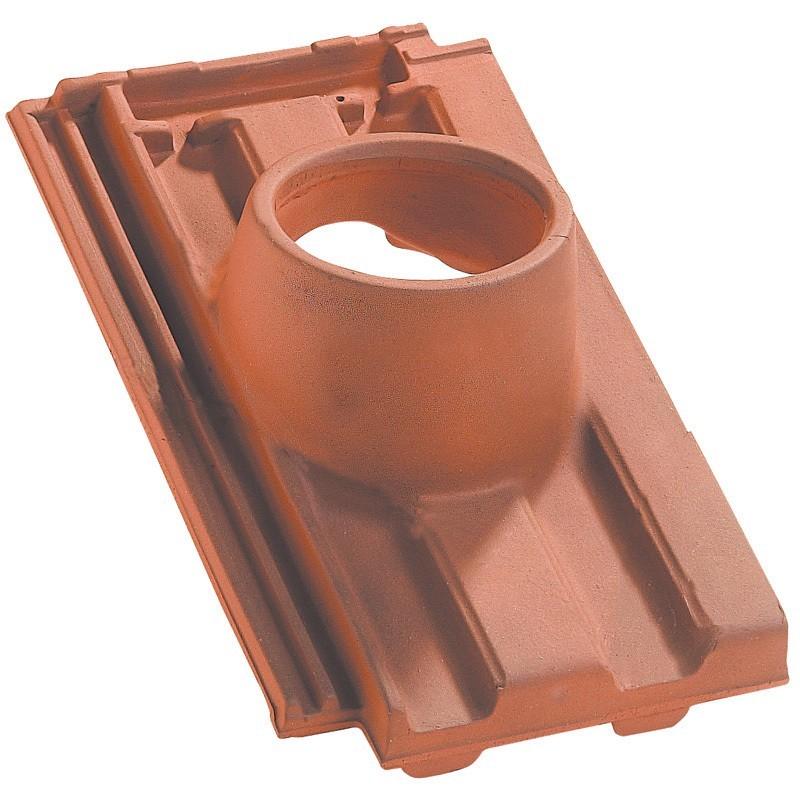 TUILE À DOUILLE PV13. H14. LOSANGÉE DIAM.126 UTILE ROUGE