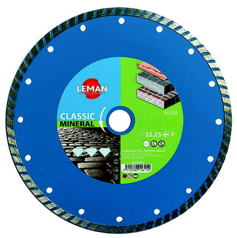 DISQUE DIAMANT JANTE CONTINUE UNIVERSEL 230X22.23 HT 7 GAMME BLEU