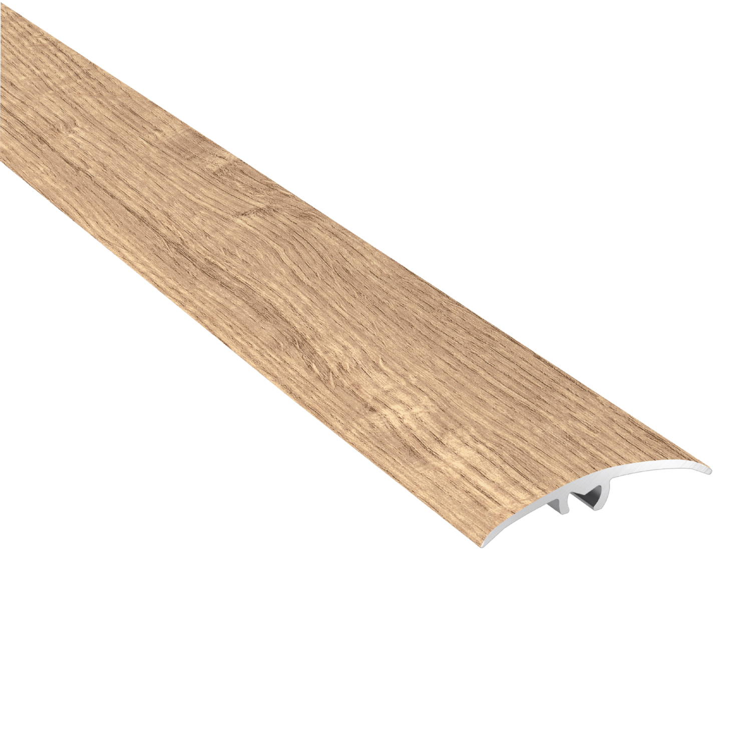 Seuil 3 en 1 en Alu pour stratifié EL2102 - 37 x 1800MM ép.5MM - D661